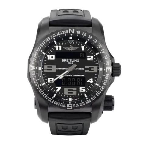 orologio breitling emergency titanio nero|Emergency .